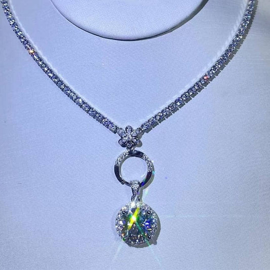 5ct Diamond Chain Necklace-Black Diamonds New York