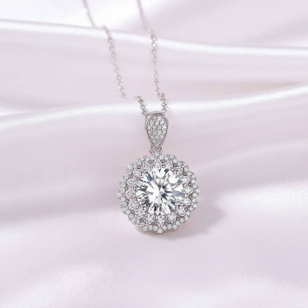 5ct Diamond Necklace-Black Diamonds New York