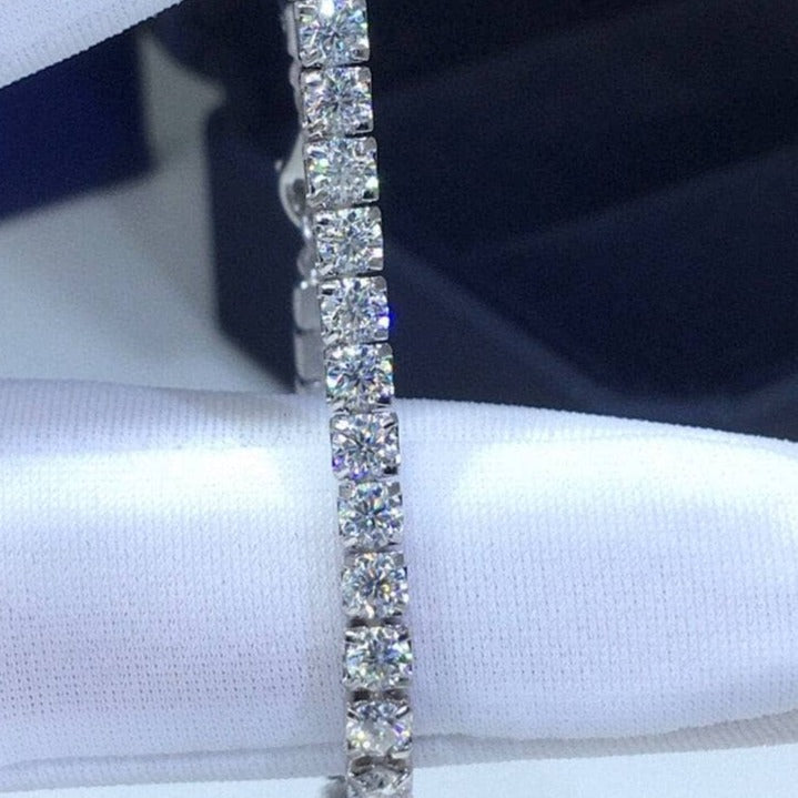 5ct Diamond Option Chain Beads Bracelet-Black Diamonds New York