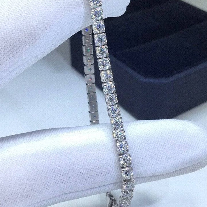 5ct Diamond Option Chain Beads Bracelet-Black Diamonds New York