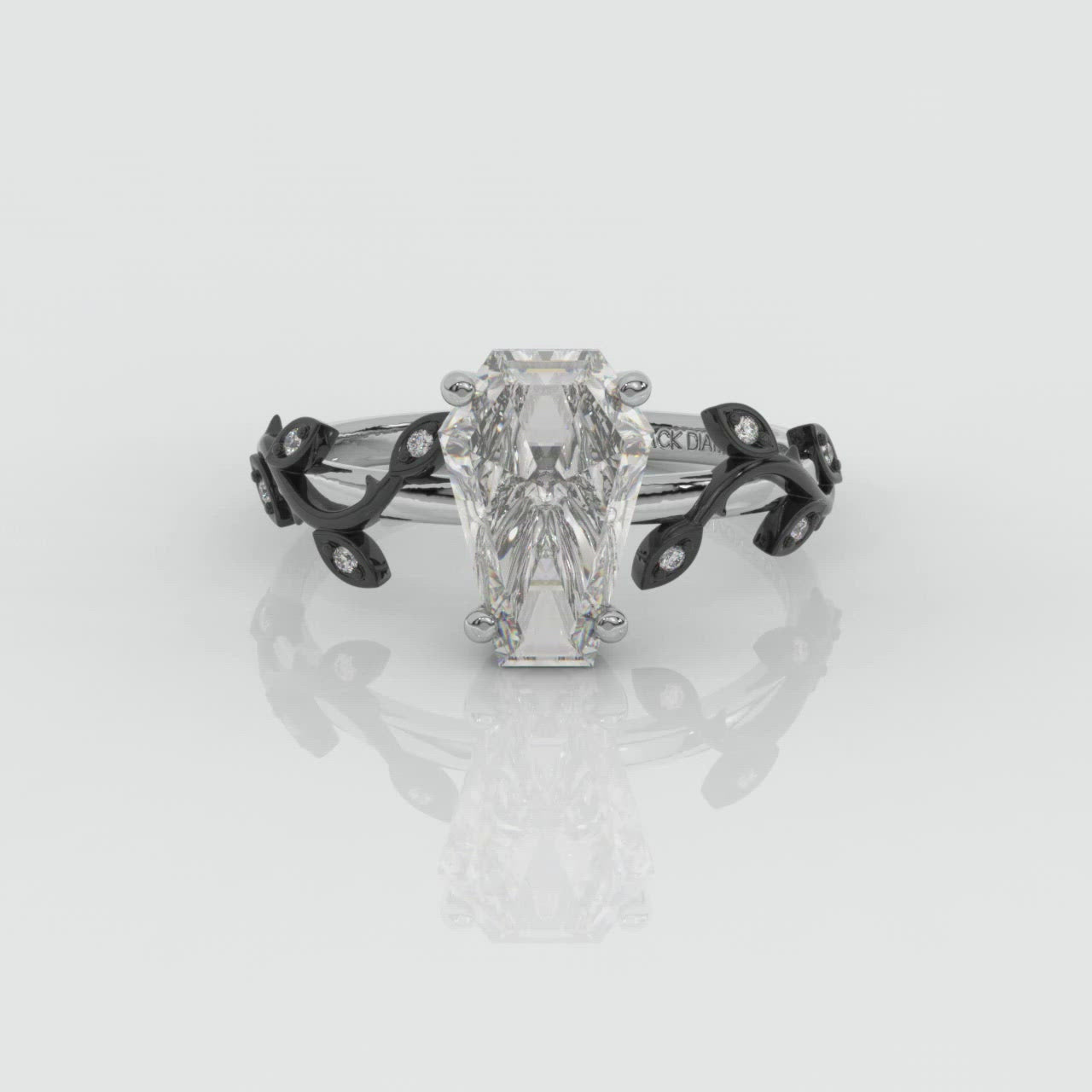 Hell and Back Ring - Limited Coffin Cut Diamond Engagement Ring