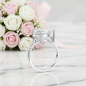 6.0 Ct Cushion Cut Diamond Option Wedding Anniversary Solitaire Ring-Black Diamonds New York