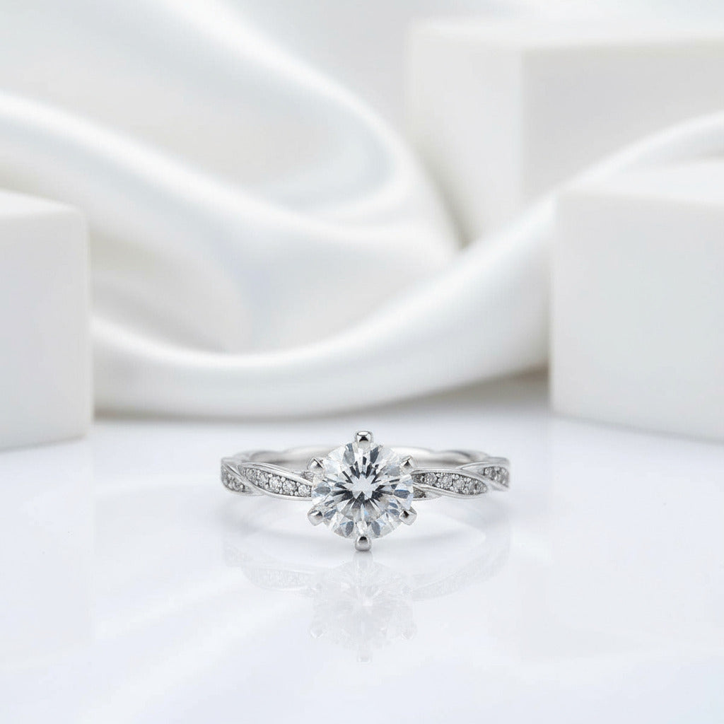 6.5mm 1.0Ct Diamond Wedding Ring-Black Diamonds New York