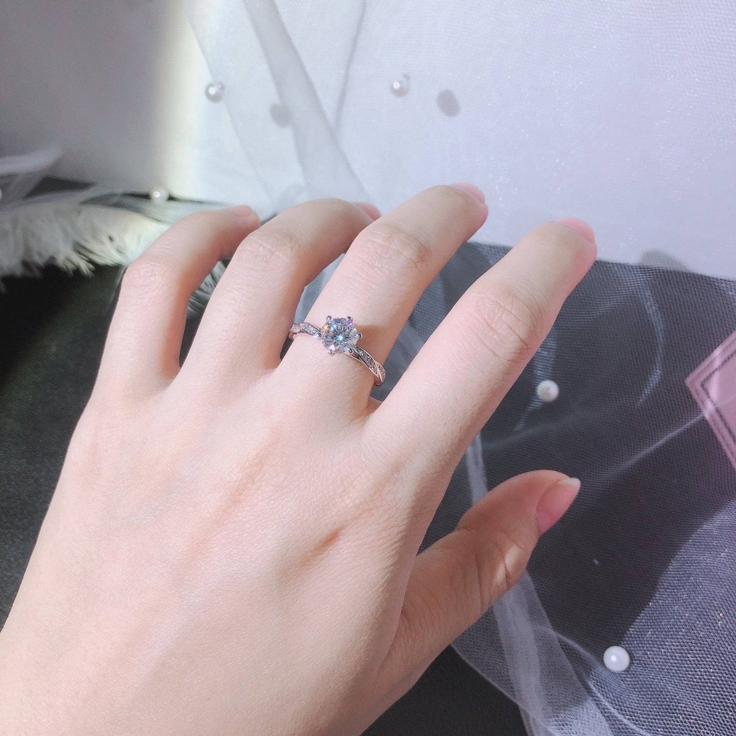 6.5mm 1.0Ct Diamond Wedding Ring-Black Diamonds New York