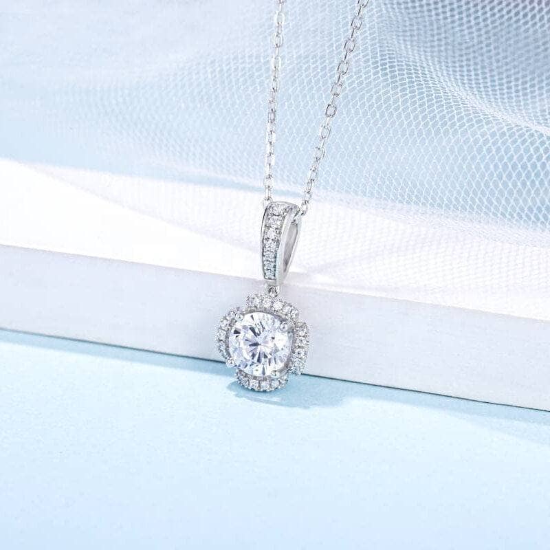 6.5mm Round Diamond Stone Necklace-Black Diamonds New York