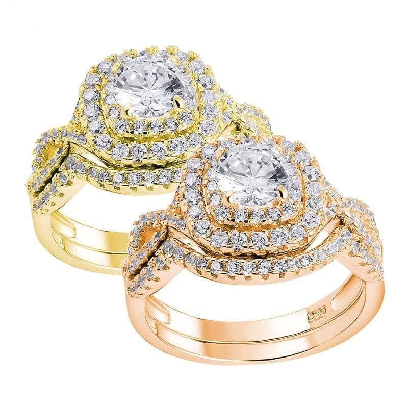 6*6mm Round Cut EVN™ Diamond Halo Engagement Ring - Black Diamonds New York