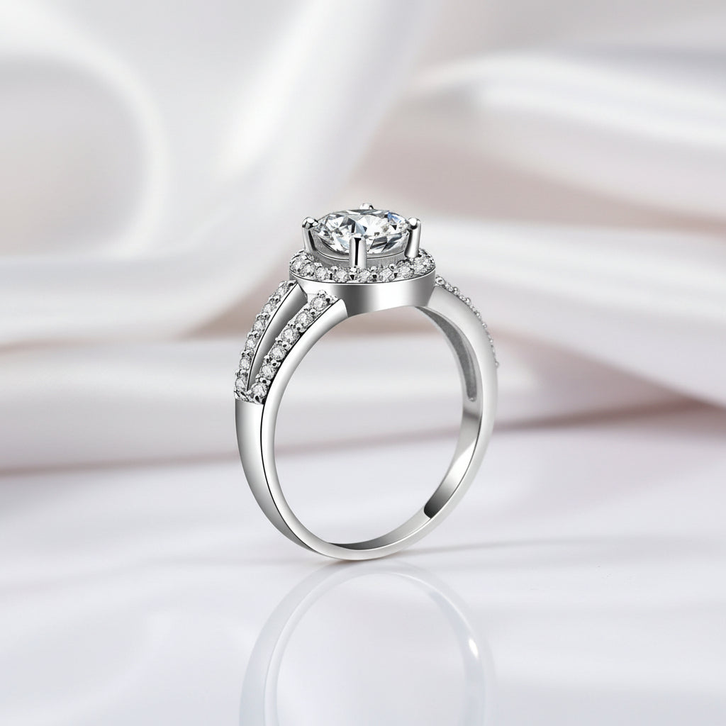 Beautiful 3-Piece Diamond Option Bridal Ring Set-Black Diamonds New York