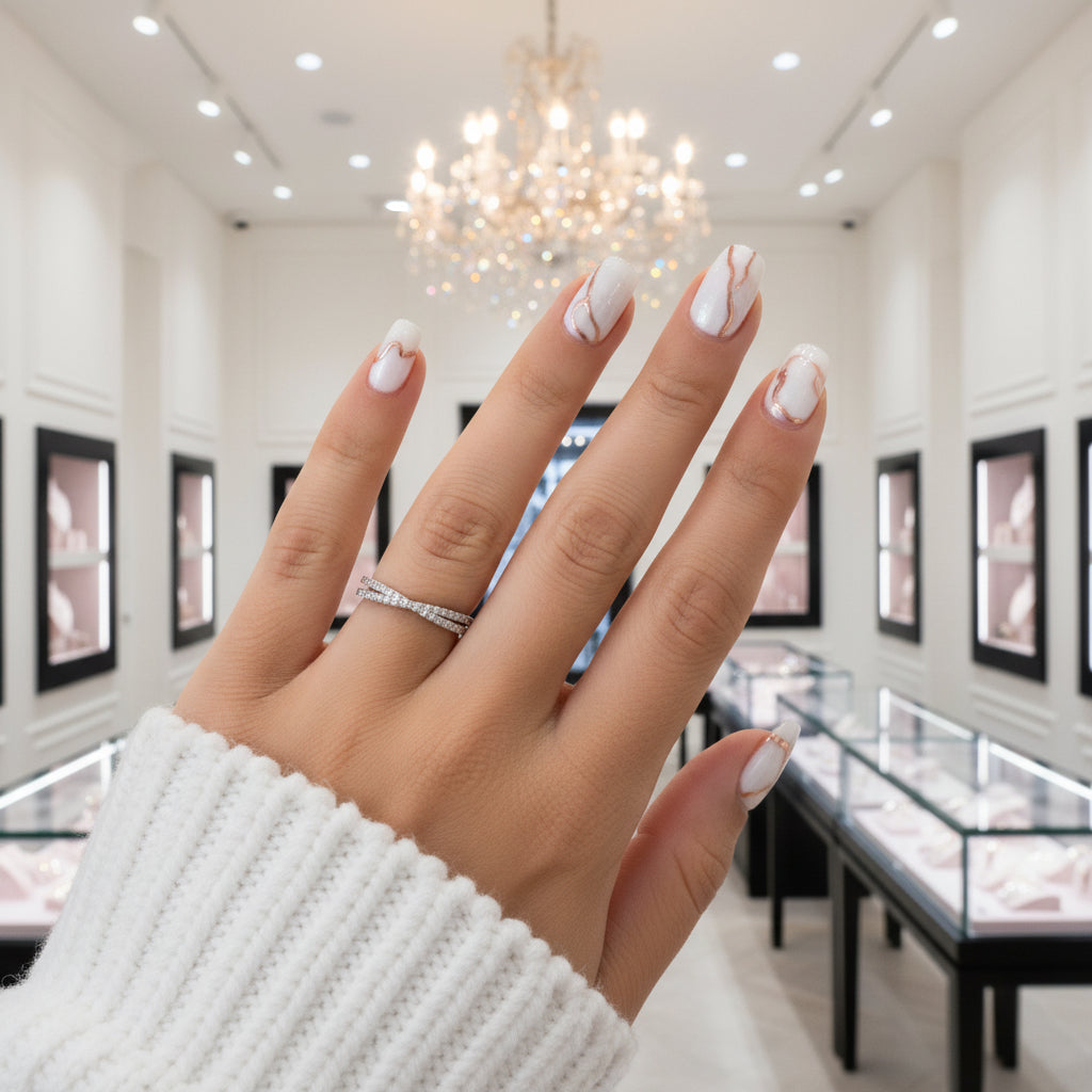 Classic Oval Cut Diamond Option Bridal Set-Black Diamonds New York
