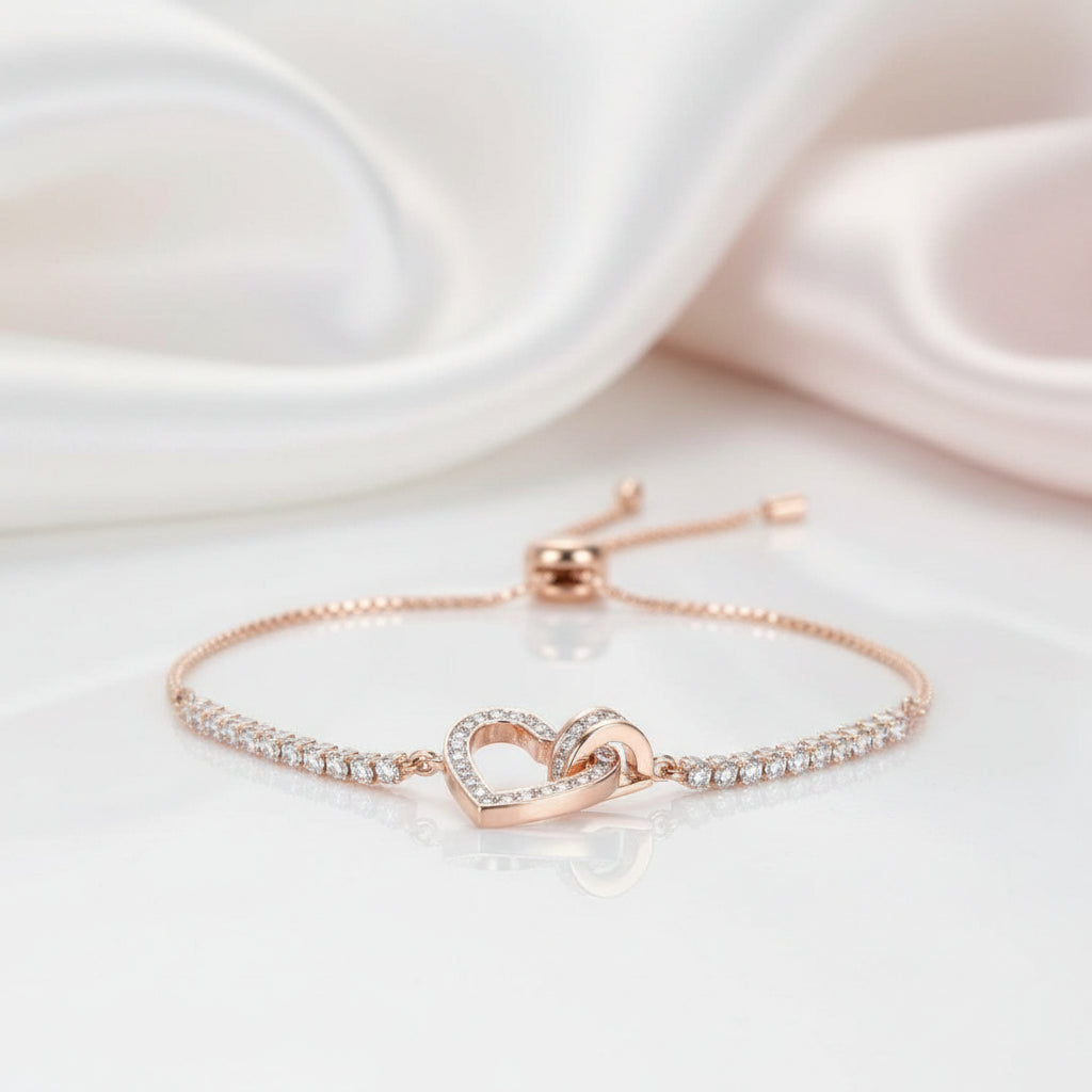 Classic and Romantic Bracelet with Diamond Option-Black Diamonds New York