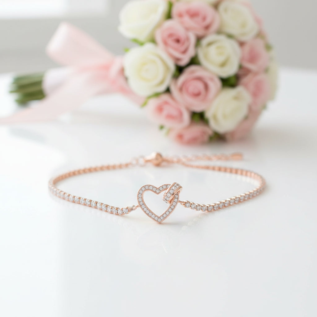 Classic and Romantic Bracelet with Diamond-Black Diamonds New York