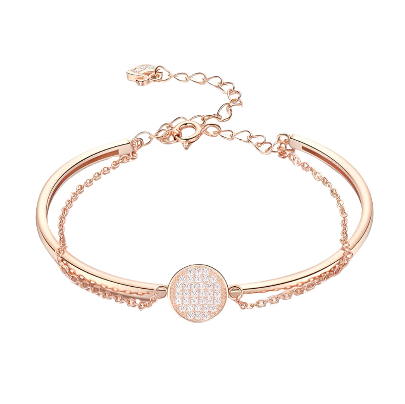 Diamond Two-in-one Link Chain & Bangle Bracelet-Black Diamonds New York