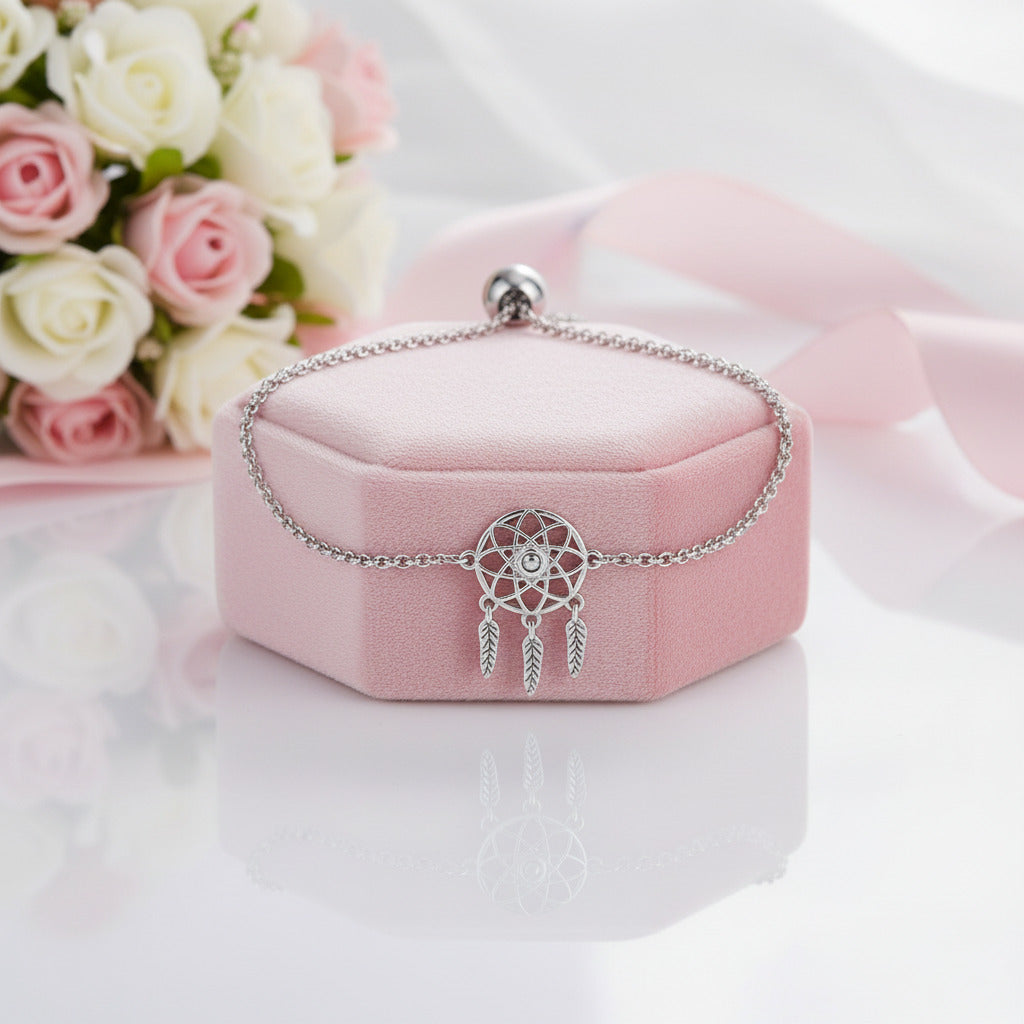 Dream Catcher Bolo Bracelet-Black Diamonds New York