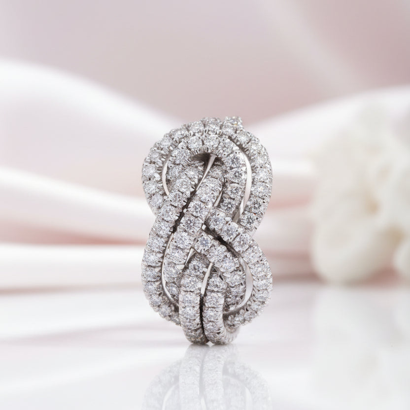 Elegant Anniversary Diamond Option Wedding Band-Black Diamonds New York