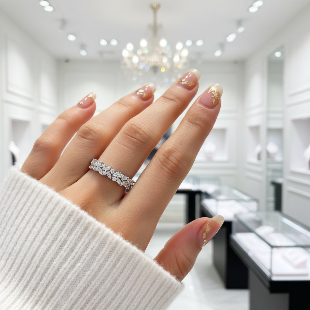 Elegant Anniversary Diamond Wedding Band-Black Diamonds New York