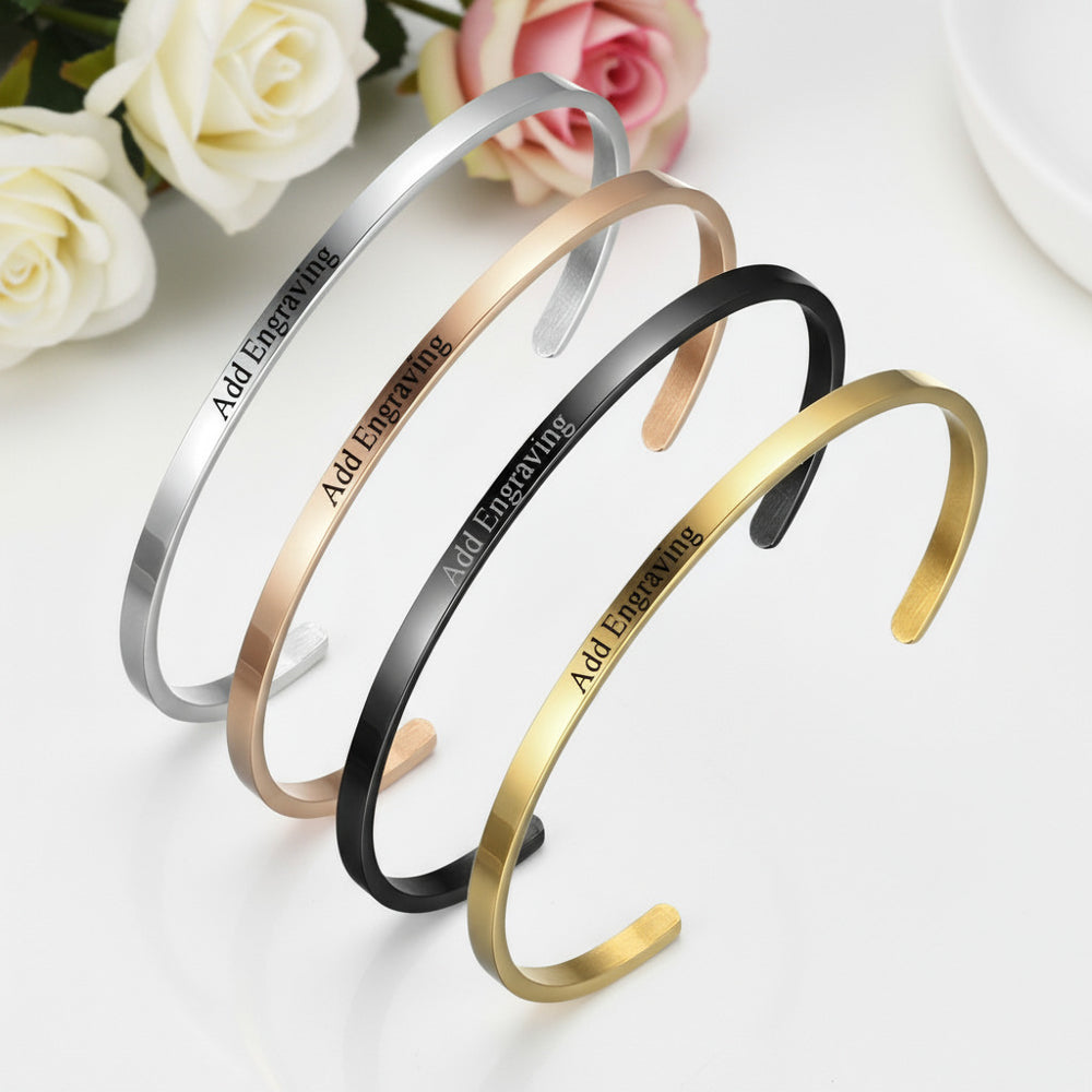 Friendship Cuff Bracelet – Black Diamonds New York