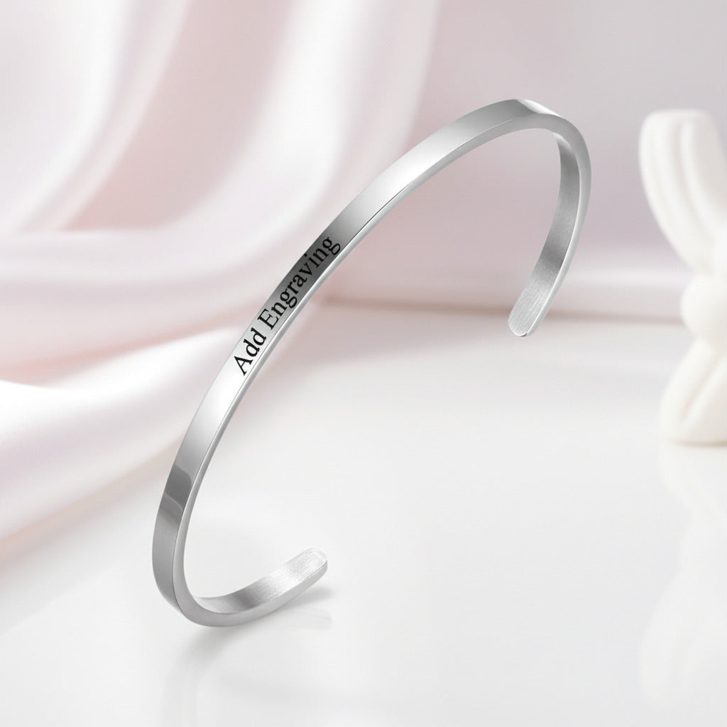 Friendship Cuff Bracelet-Black Diamonds New York