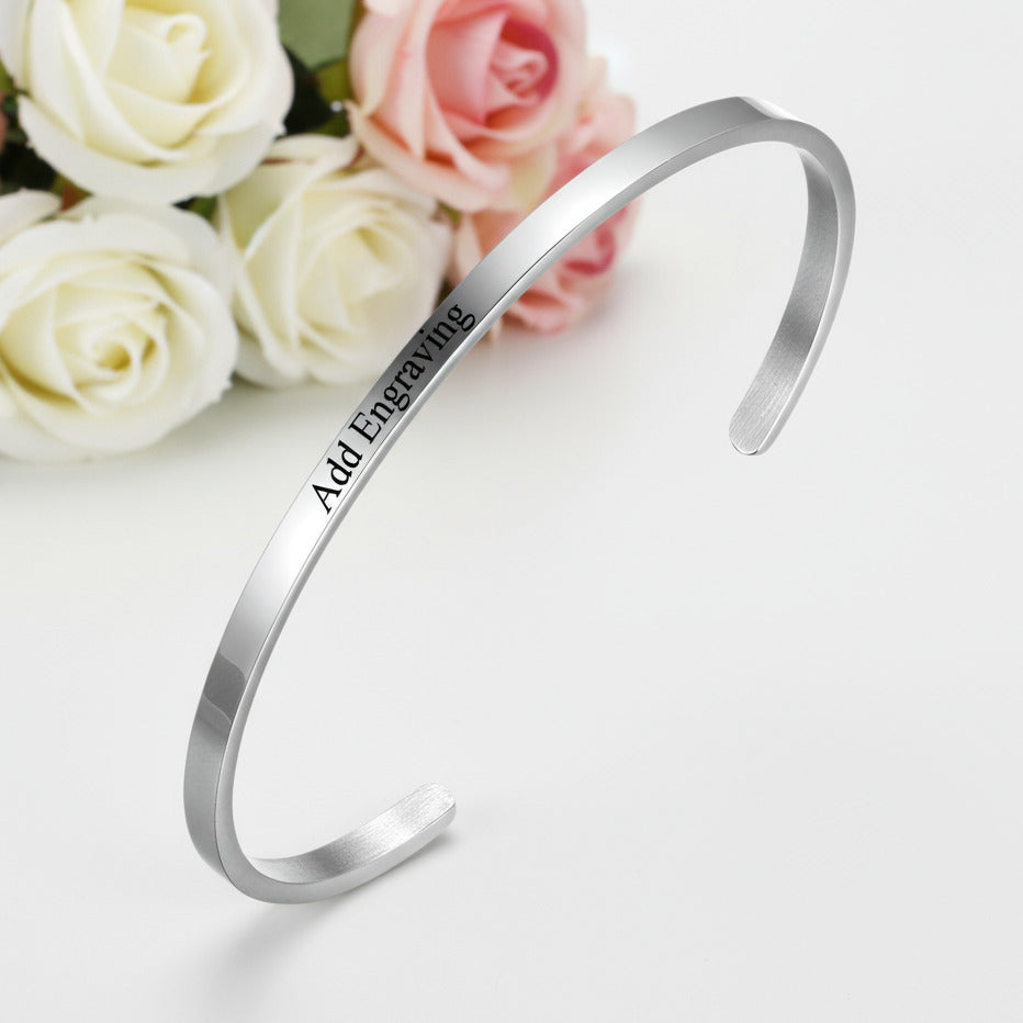 Friendship Cuff Bracelet-Black Diamonds New York