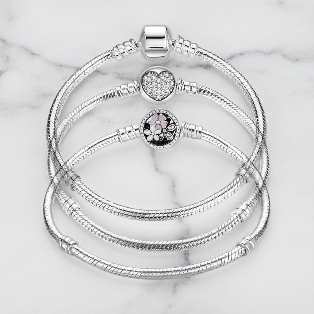 Punk Diamond Option Charm Bracelet-Black Diamonds New York