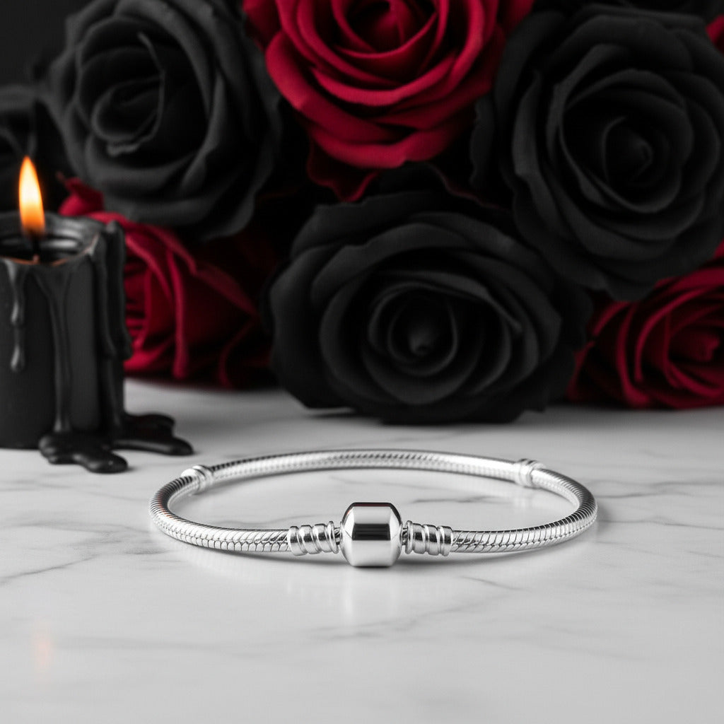 Punk Diamond Option Charm Bracelet-Black Diamonds New York