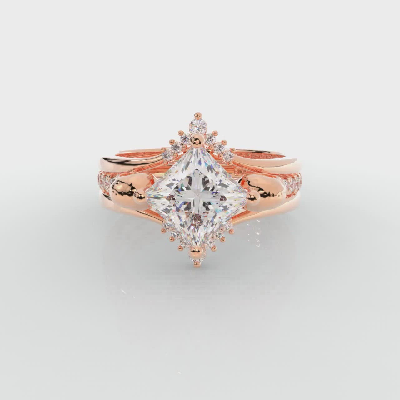 Until Dawn- 3pc 1.5 Carat Diamond Skull Rings