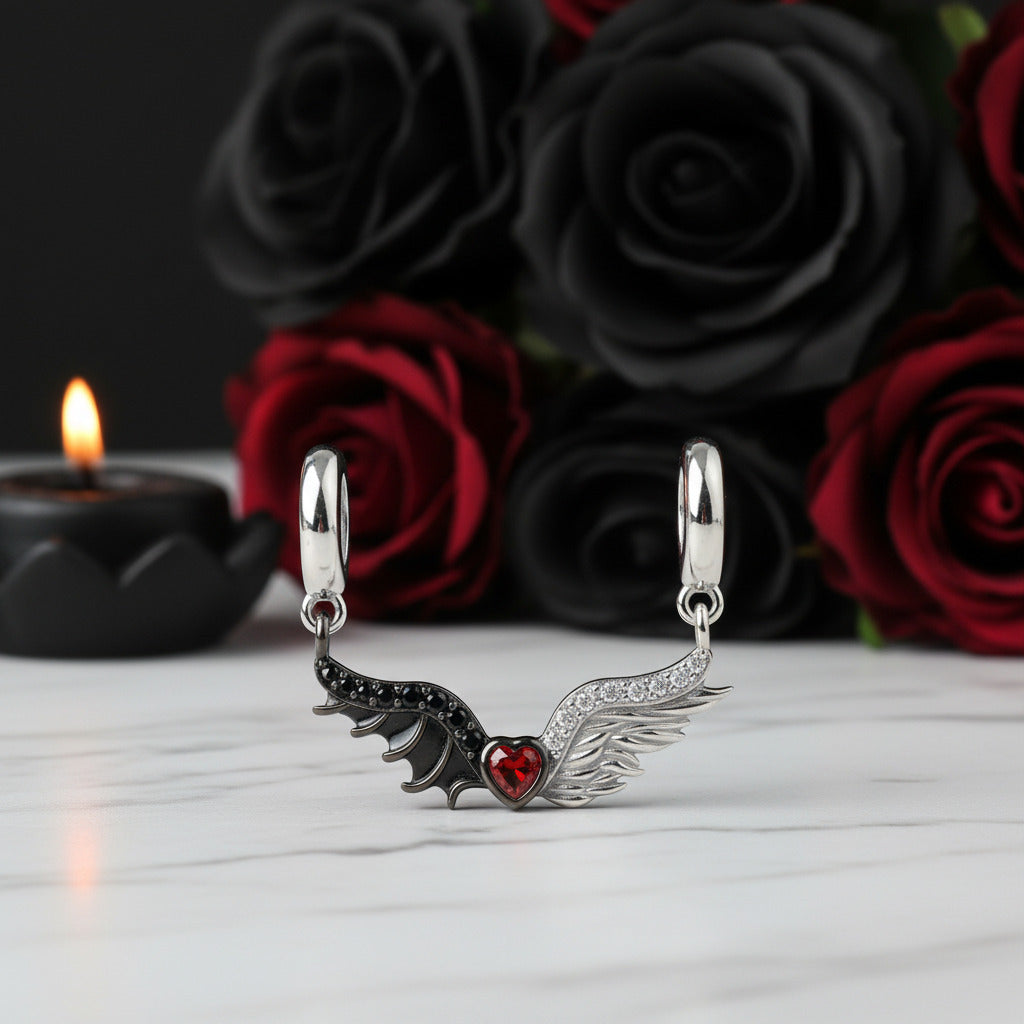 Angel & Devil Charm Bead Series-Black Diamonds New York