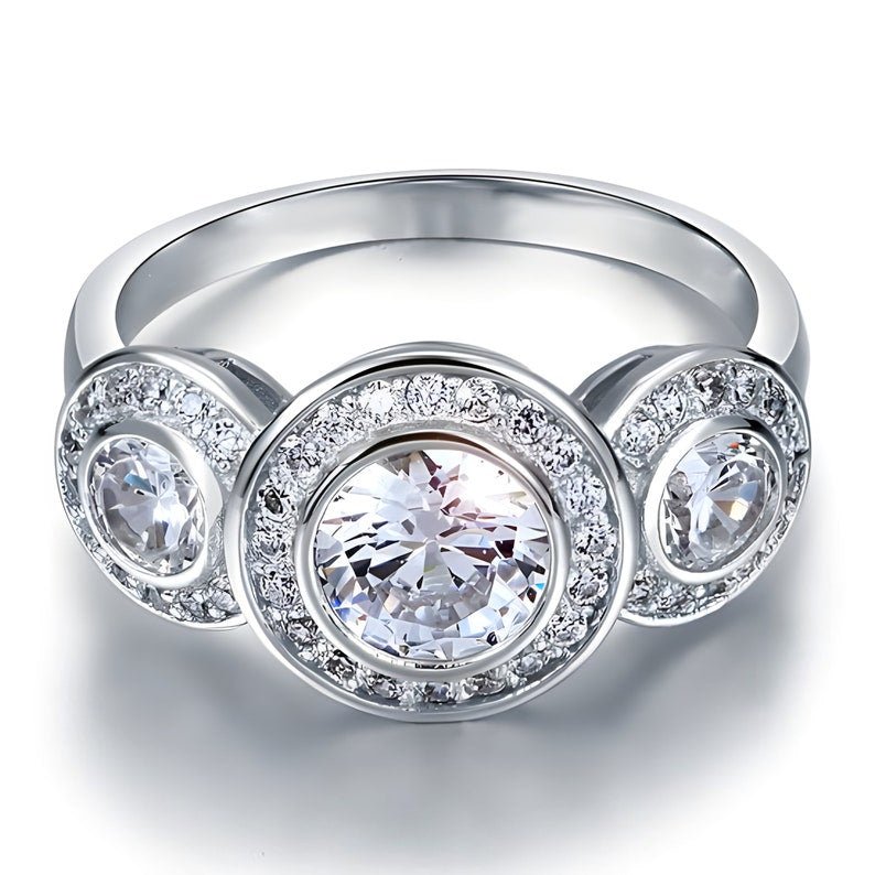Art Deco 2.50ct Diamond Engagement Ring - Black Diamonds New York