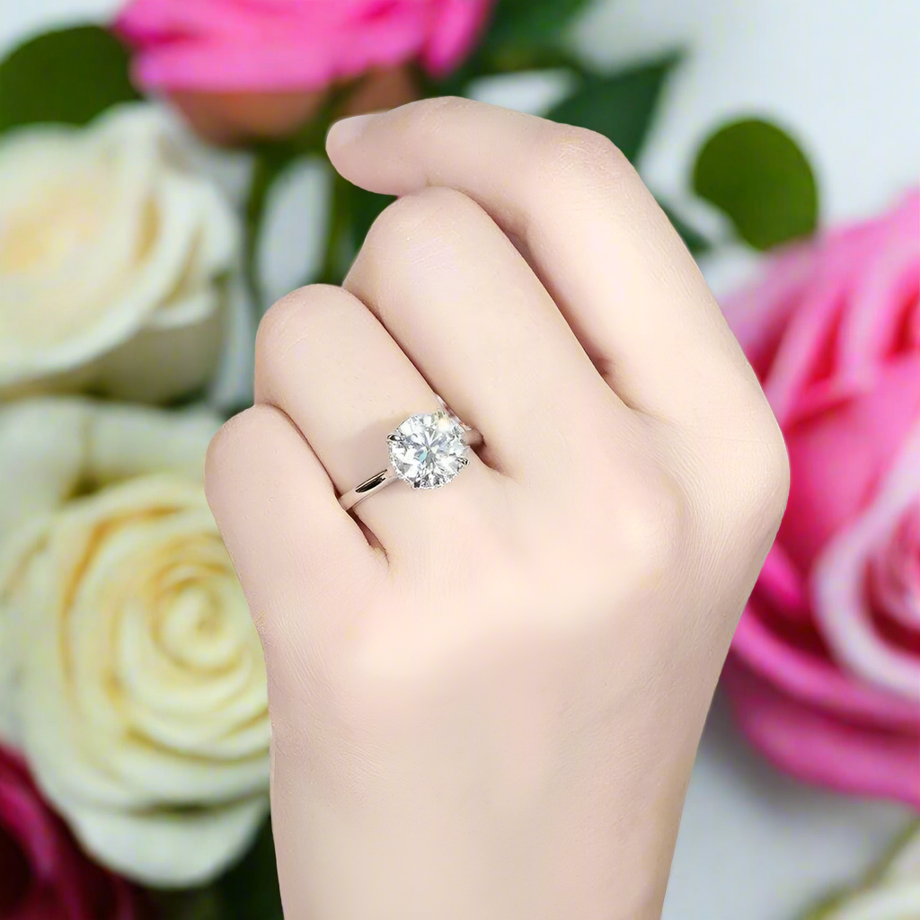 8mm 2025 moissanite ring