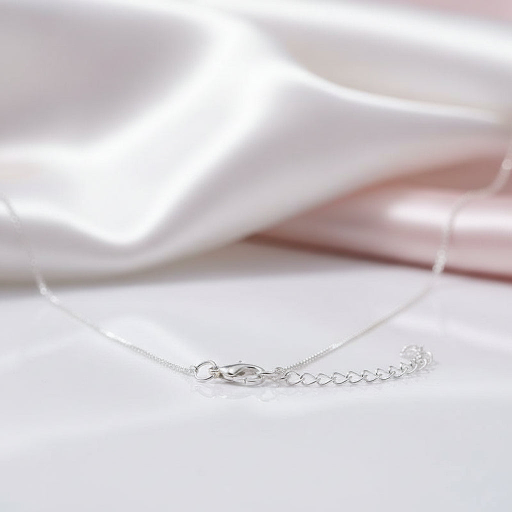 Bird and Wish Bone Necklace-Black Diamonds New York