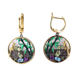 Bird & Bamboo Natural Peridot Dangle Earrings