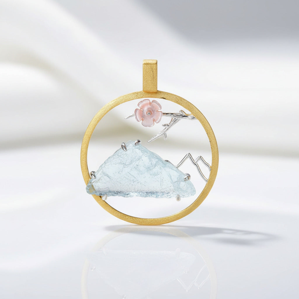Bird Whisper Pendant-Black Diamonds New York