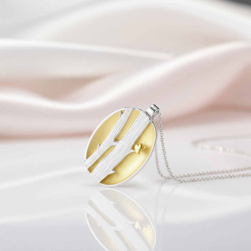Birds on Branches Pendant-Black Diamonds New York
