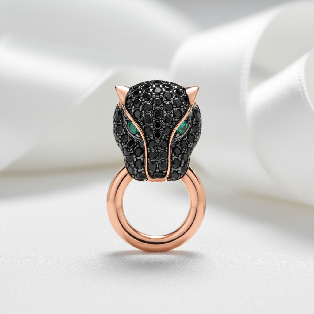Black Leopard Jewelry Set-Black Diamonds New York