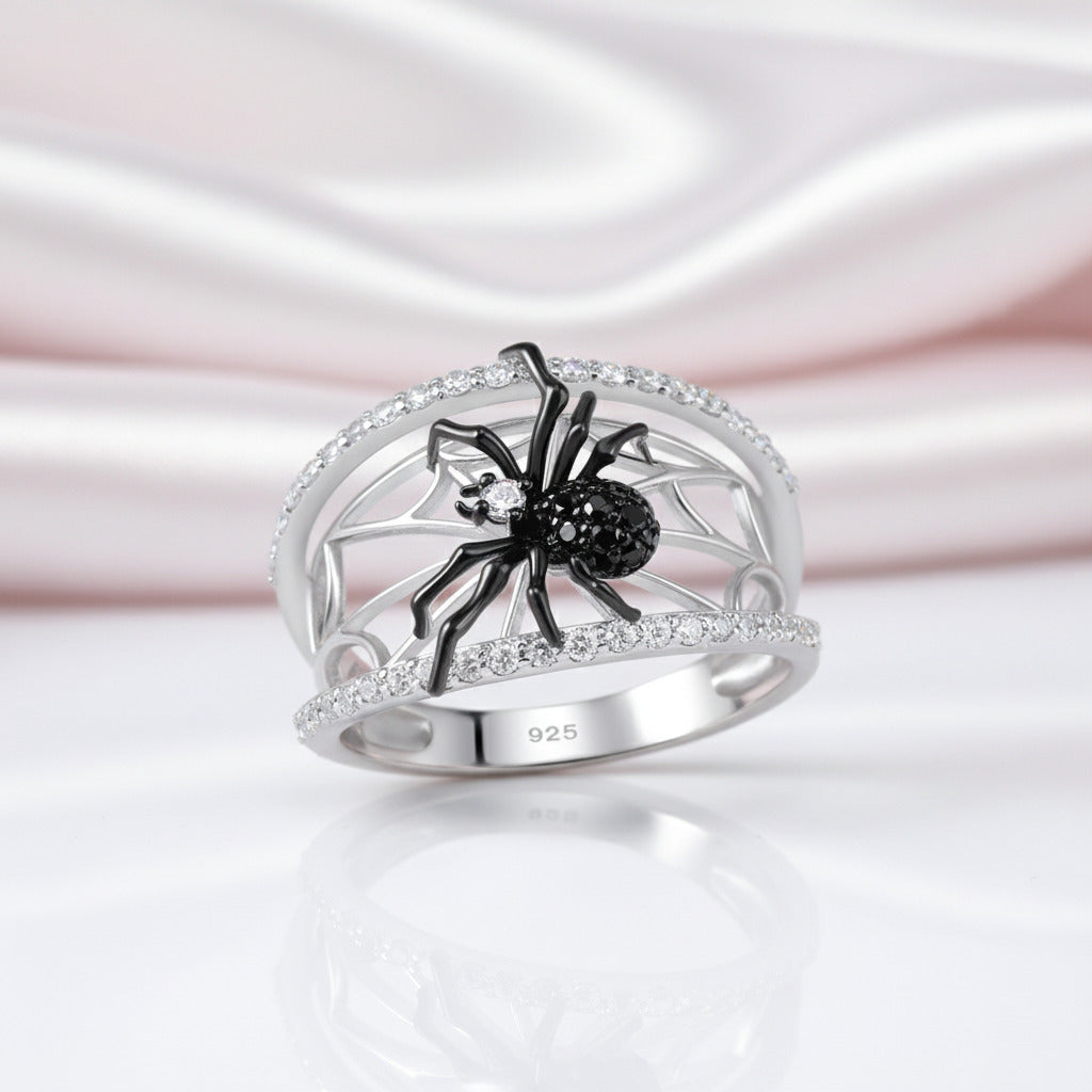 Black Spider Jewelry Set-Black Diamonds New York
