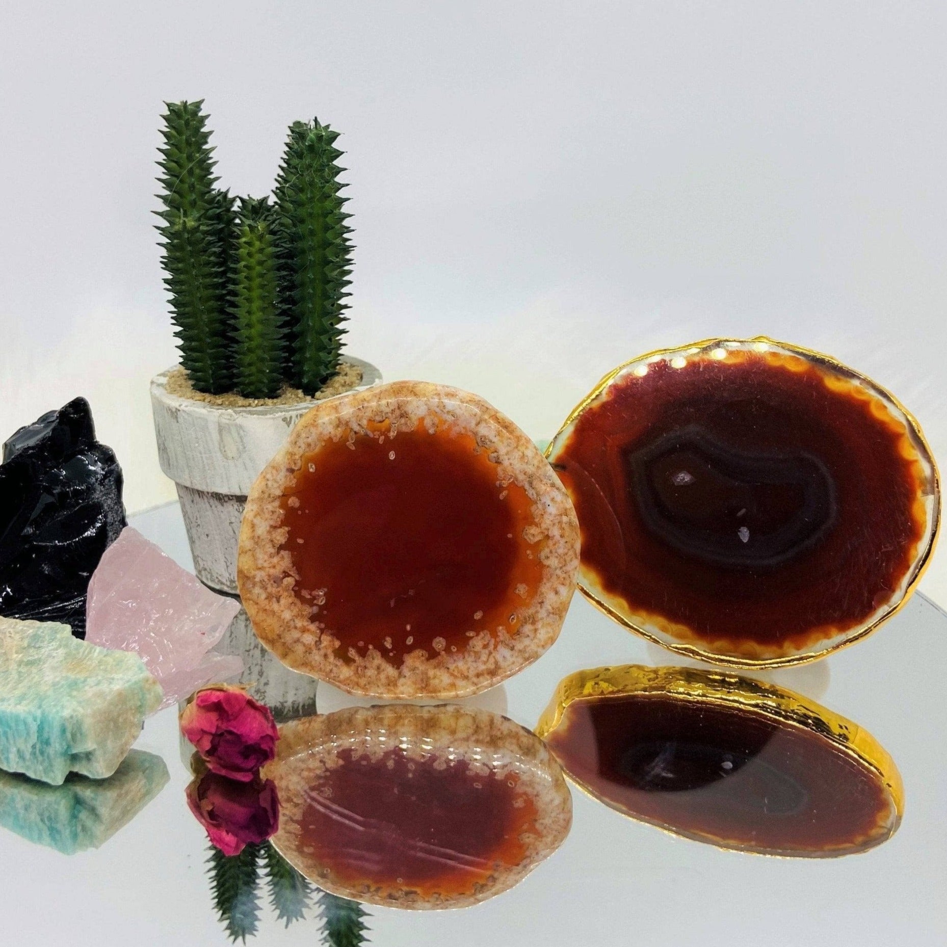 Brecciated Jasper Natural Stone Phone Holder- Black Diamond Options New York-Black Diamonds New York