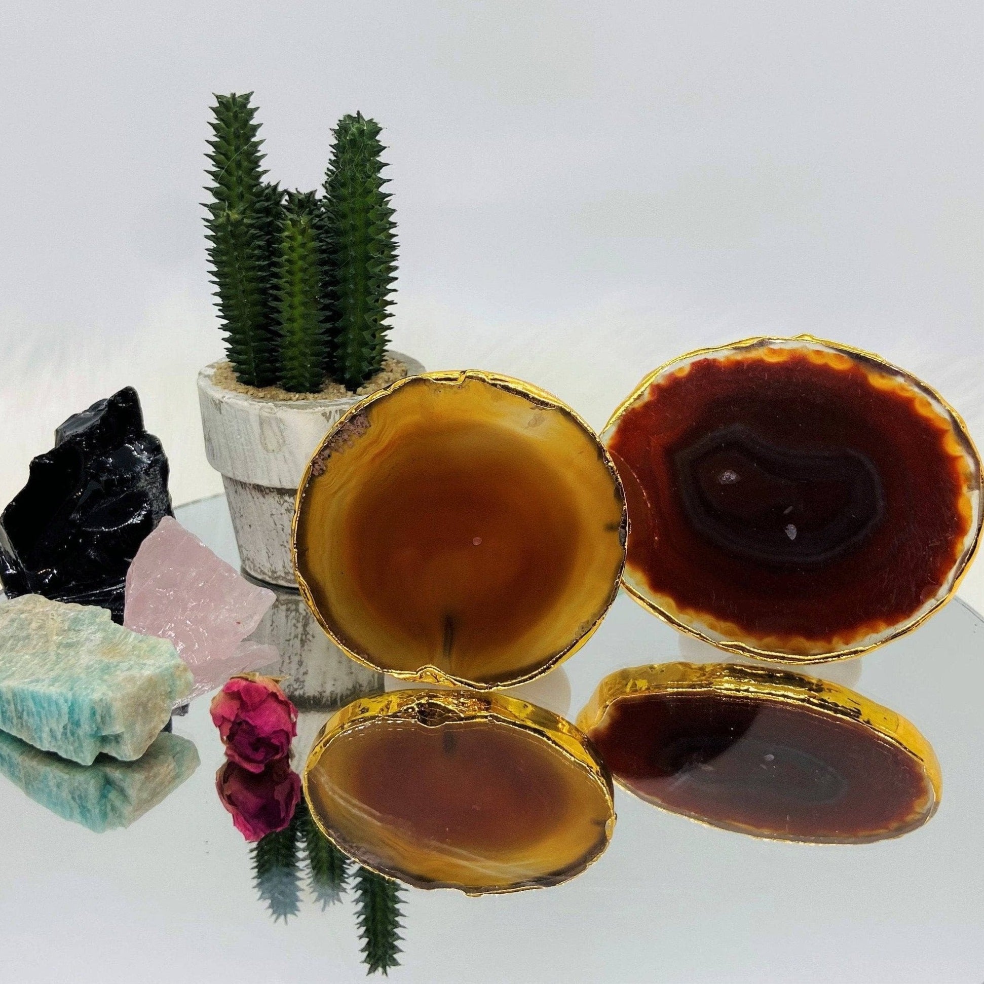 Brecciated Jasper Natural Stone Phone Holder- Black Diamond Options New York-Black Diamonds New York