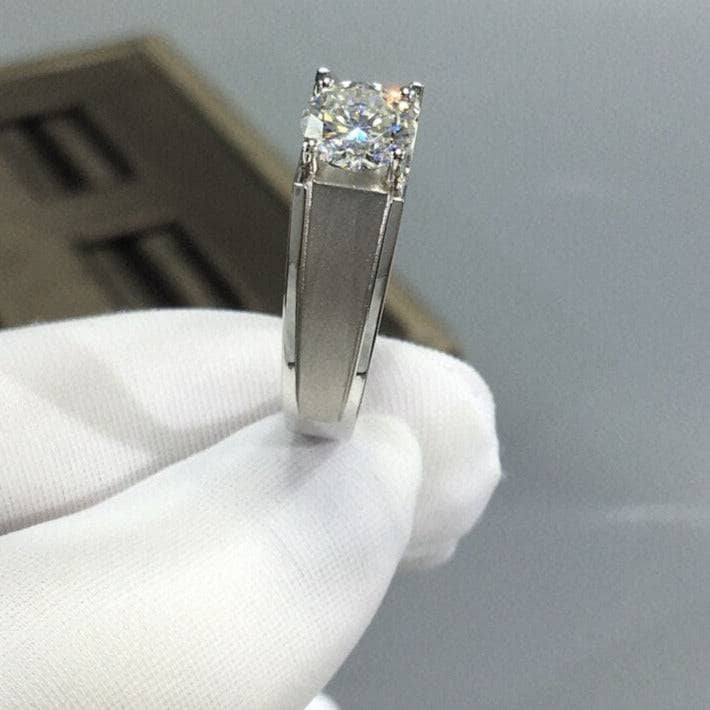 Brilliant Cut Diamond Men's Wedding Ring-Black Diamonds New York