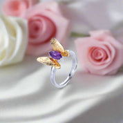 Butterfly Gemstone Ring-Black Diamonds New York