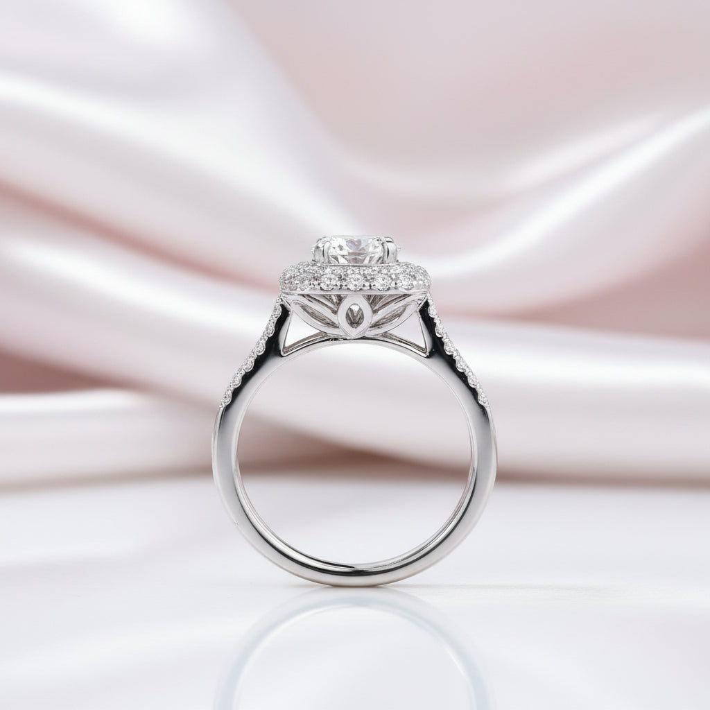 Classic 1ct Diamond Option Wedding Ring Set-Black Diamonds New York