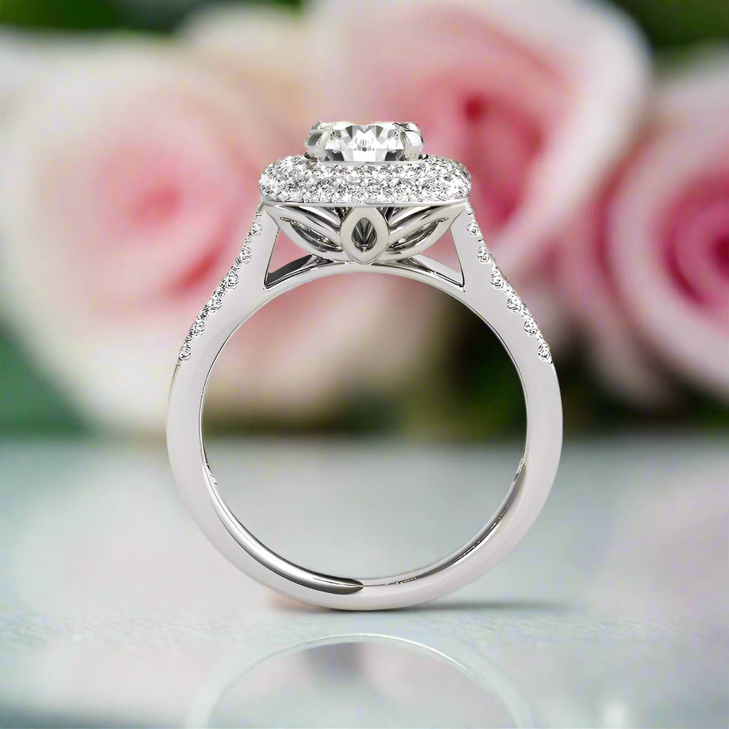 Classic 1ct Diamond Wedding Ring Set-Black Diamonds New York