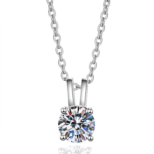Classic 1ct Diamond Necklace-Black Diamonds New York