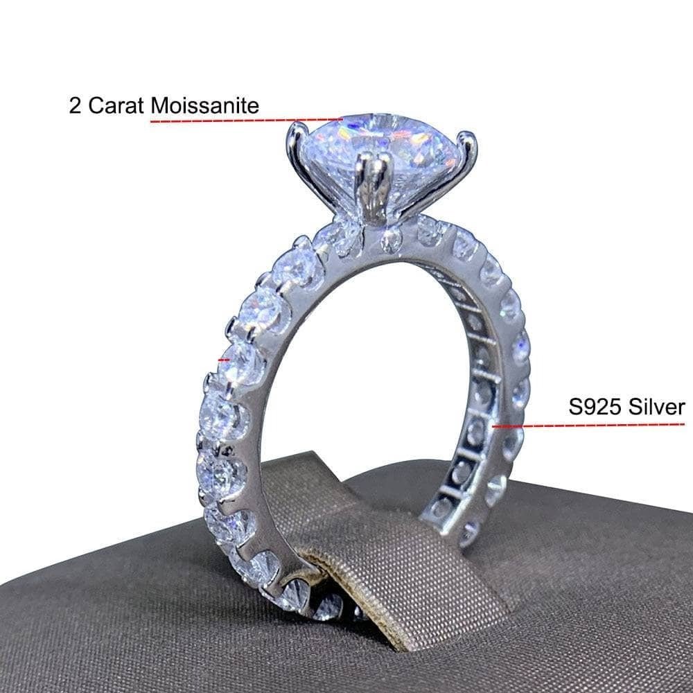 Moissanite Diamond Rings by Black Diamonds New York
