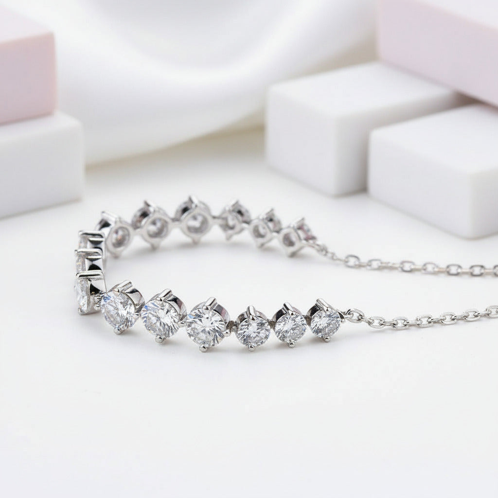 Classic 3.0 Ct Diamond Bracelet-Black Diamonds New York