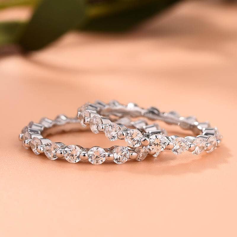 Classic 5.5 Carat Radiant Cut 3-Pieces Wedding Ring Set - Black Diamonds New York