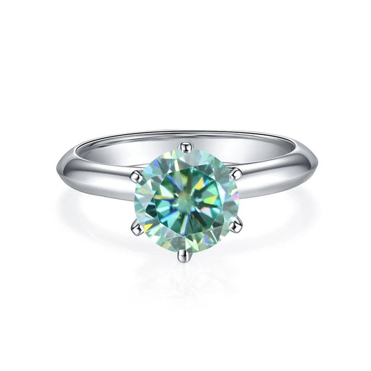 Classic Green Diamond Ring-Black Diamonds New York
