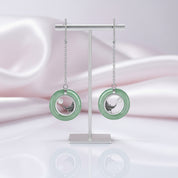 Classic Oriental Element Moonlight Drop Earrings-Black Diamonds New York