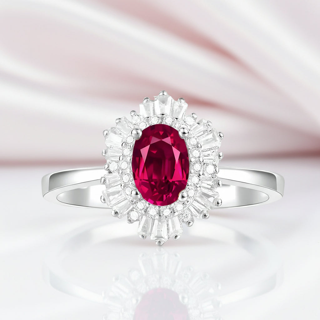 Classic Oval Gemstone with Diamond Option Ring-Black Diamonds New York
