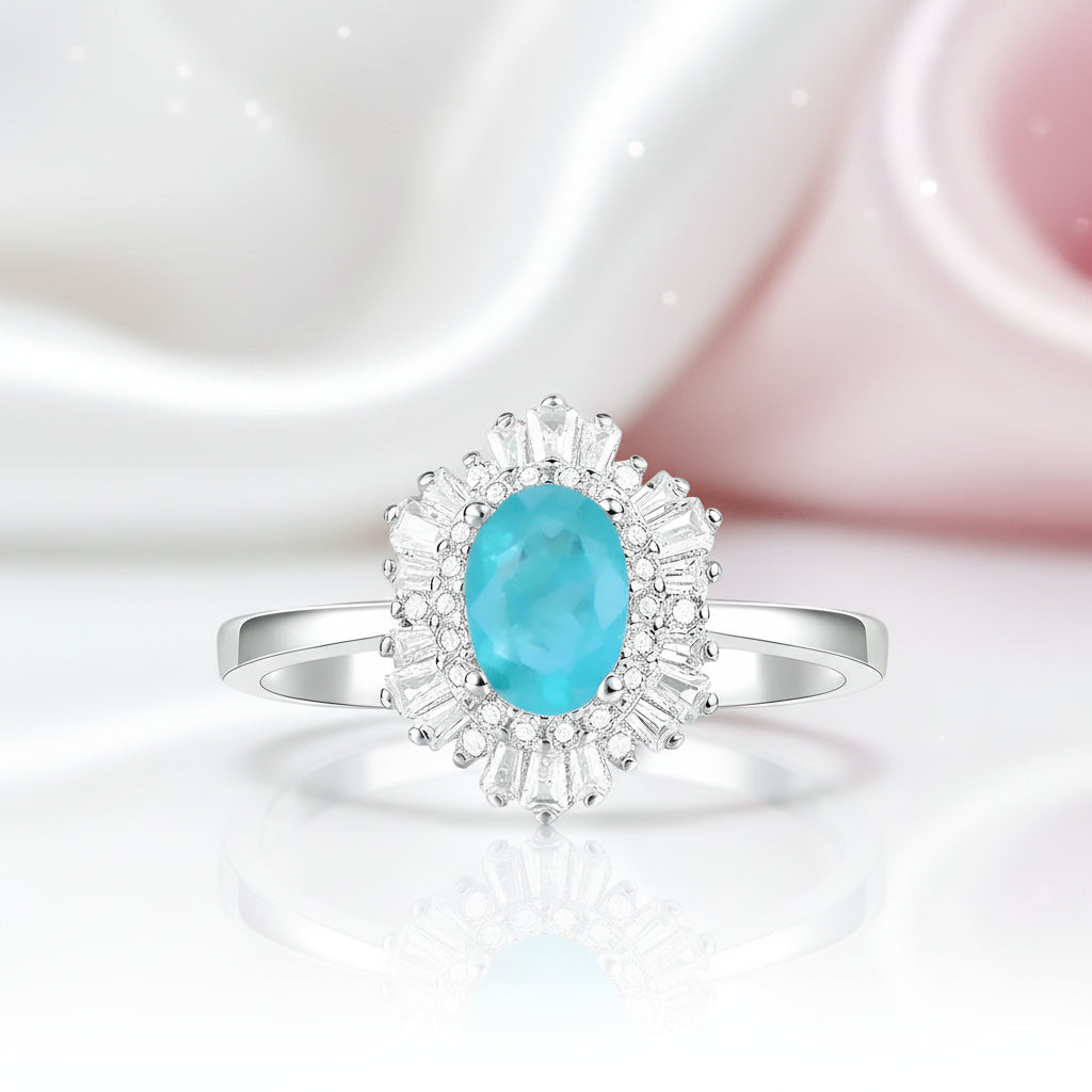 Classic Oval Gemstone with Diamond Option Ring-Black Diamonds New York