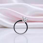 Classic Round Cut 3-Pieces Wedding Set-Black Diamonds New York