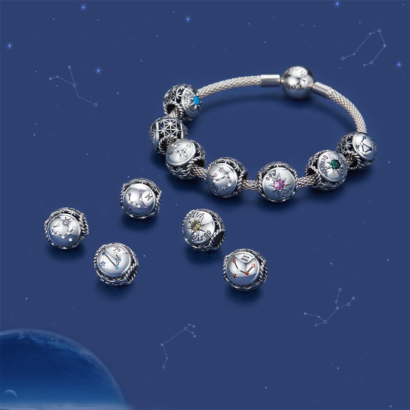 Constellations Zodiac Charms