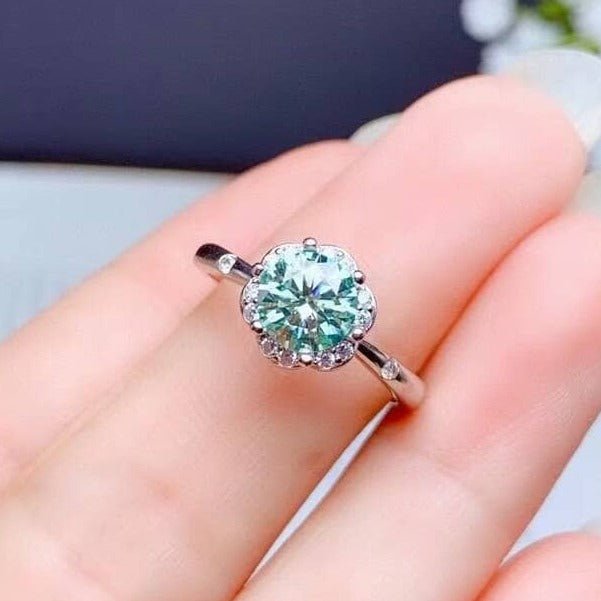 Crackling 1ct Diamond Engagement Ring-Black Diamonds New York